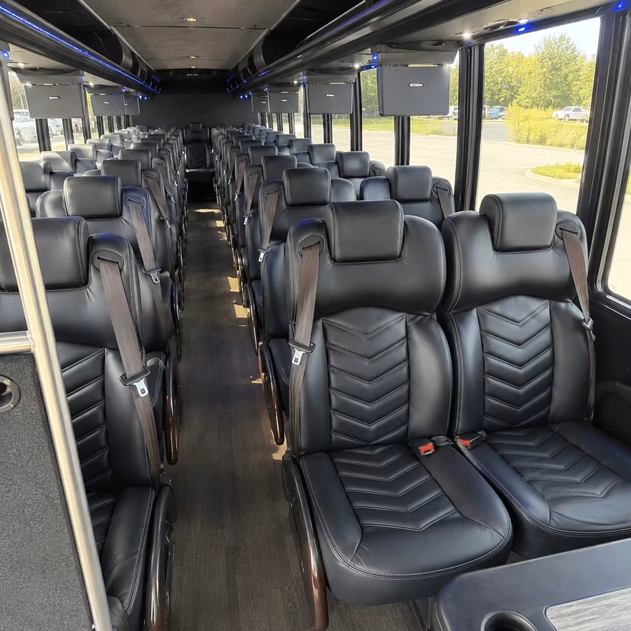 28 passenger minibus interior