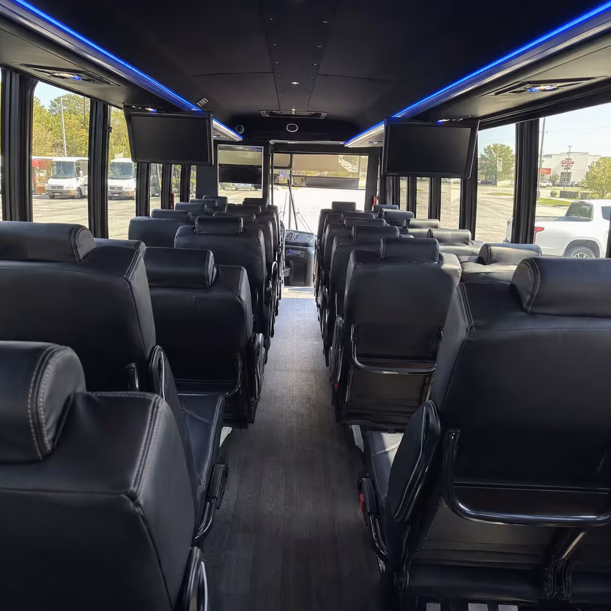 35 passenger minibus inside