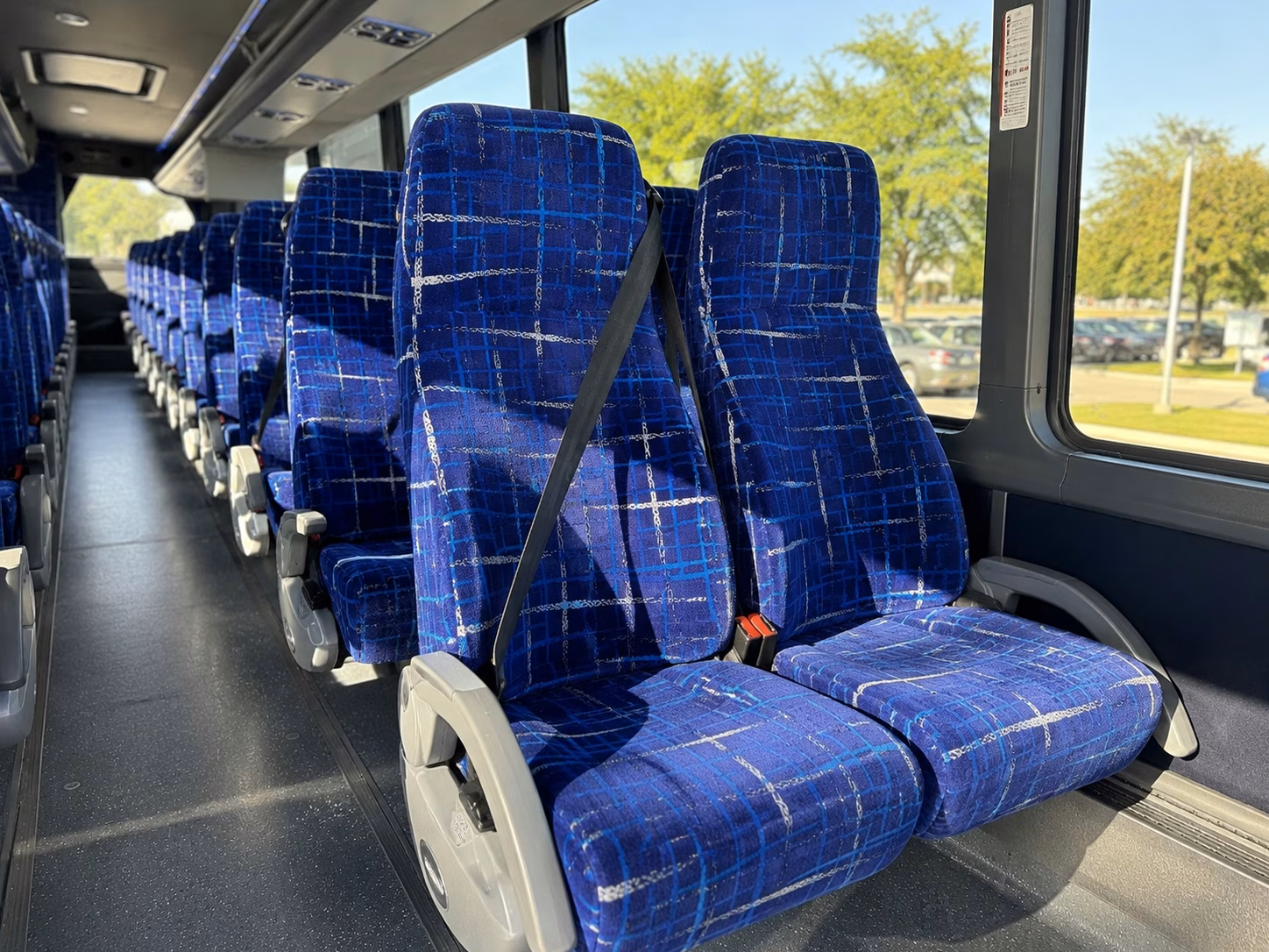 bus type changes what a charter bus costs in roseville california
