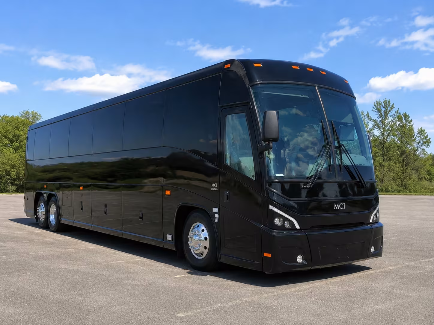 roseville charter bus interior