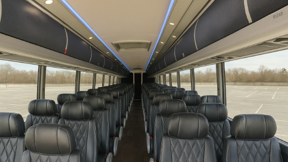 50 passenger charter bus interior roseville