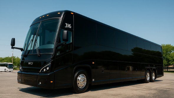 54 passenger charter bus roseville