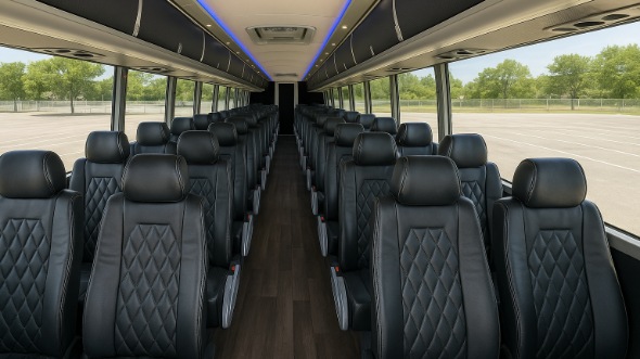 55 passenger charter bus interior roseville