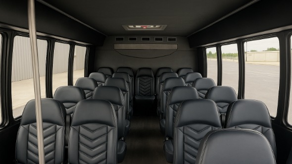 roseville 15 passenger minibus inside