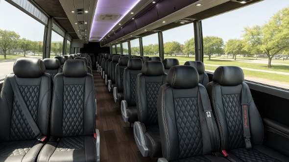 roseville 20 passenger minibus inside