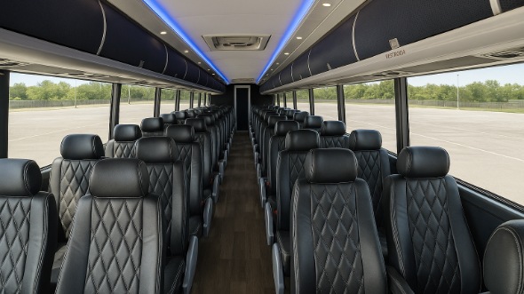 roseville 50 passenger charter bus rental
