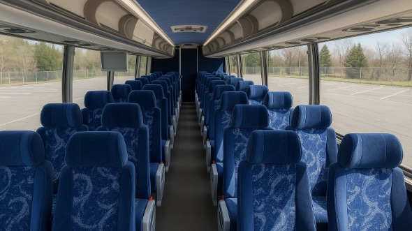 roseville 54 passenger charter bus rental