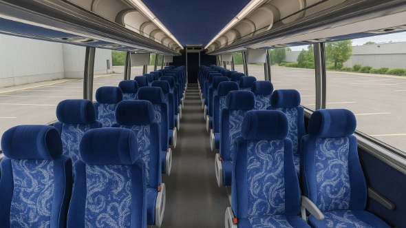 roseville 55 passenger charter bus rental