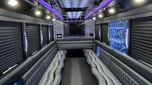 roseville party bus rental inside